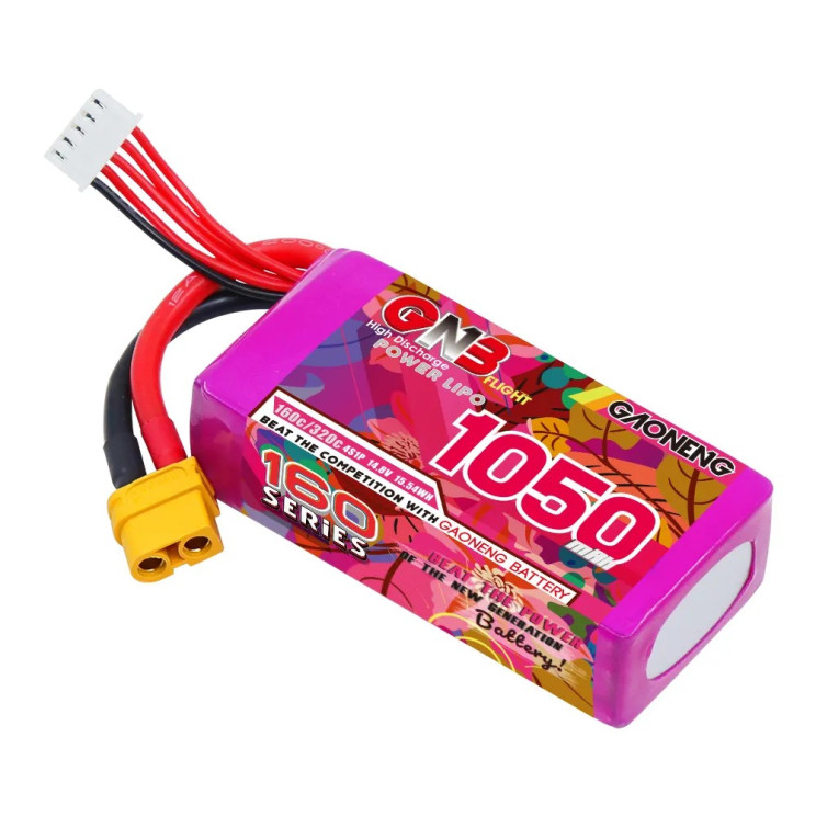 Батарея GNB 4S 1050mAh 14.8V 160C/320C XT60