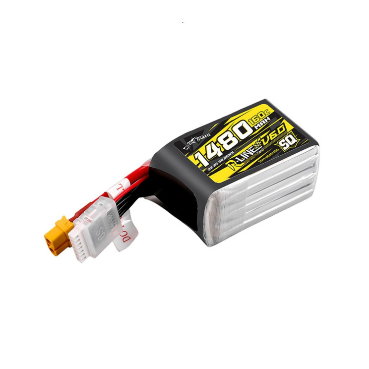 Батарея Tattu R-Line 6S 1480mAh 22.2V 160C SQ V6.0 XT60